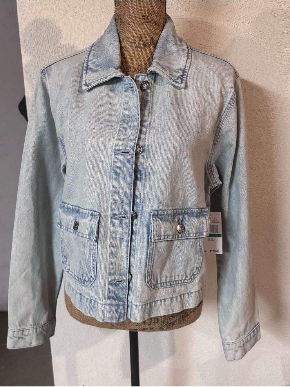 Michael Kors Light Blue Denim Jacket